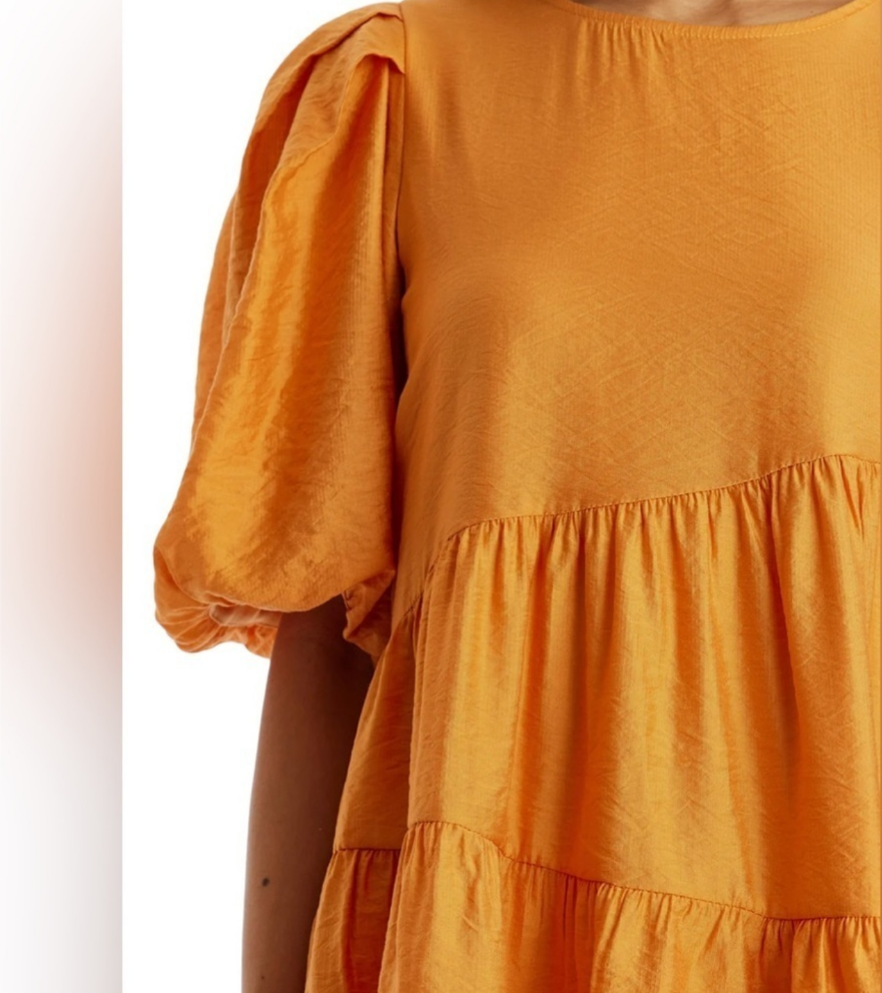 Anthropologie Moon River Puff sleeve dress sz S