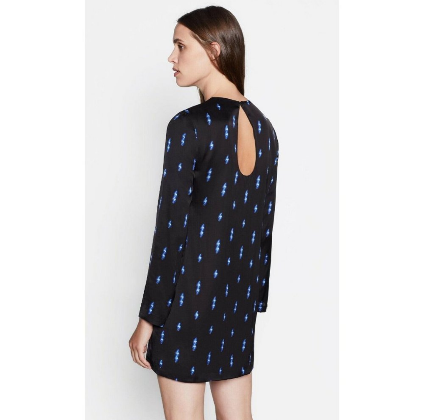 EQUIPMENT "Angelisa" lightning bolt dress sz M