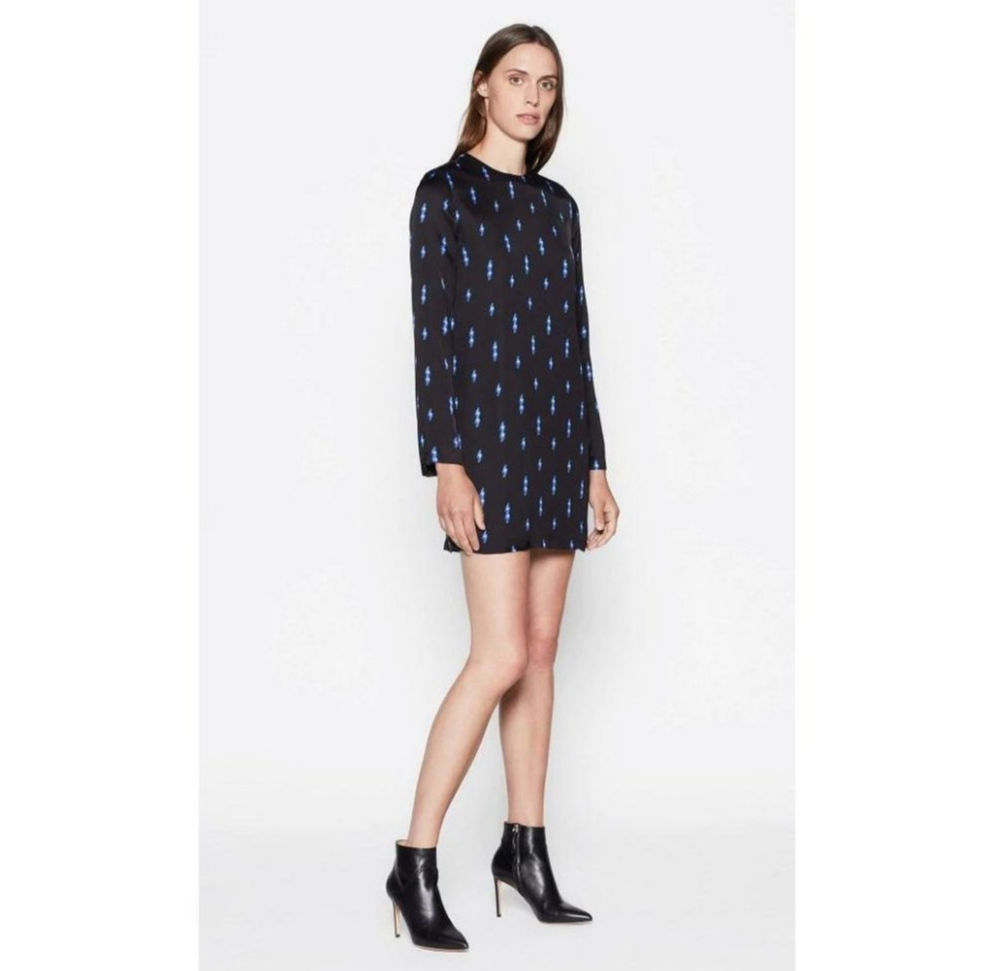 EQUIPMENT "Angelisa" lightning bolt dress sz M