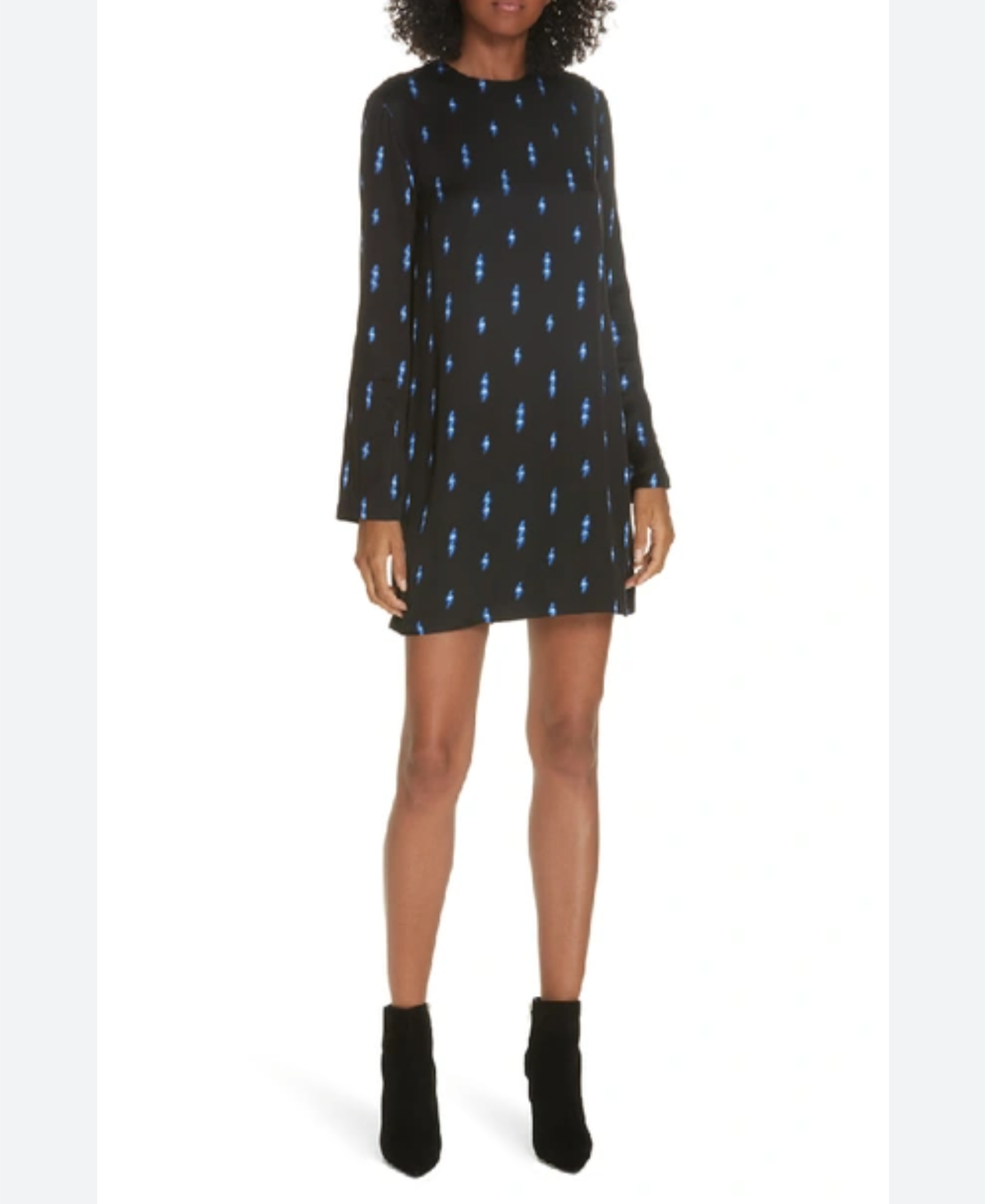 EQUIPMENT "Angelisa" lightning bolt dress sz M