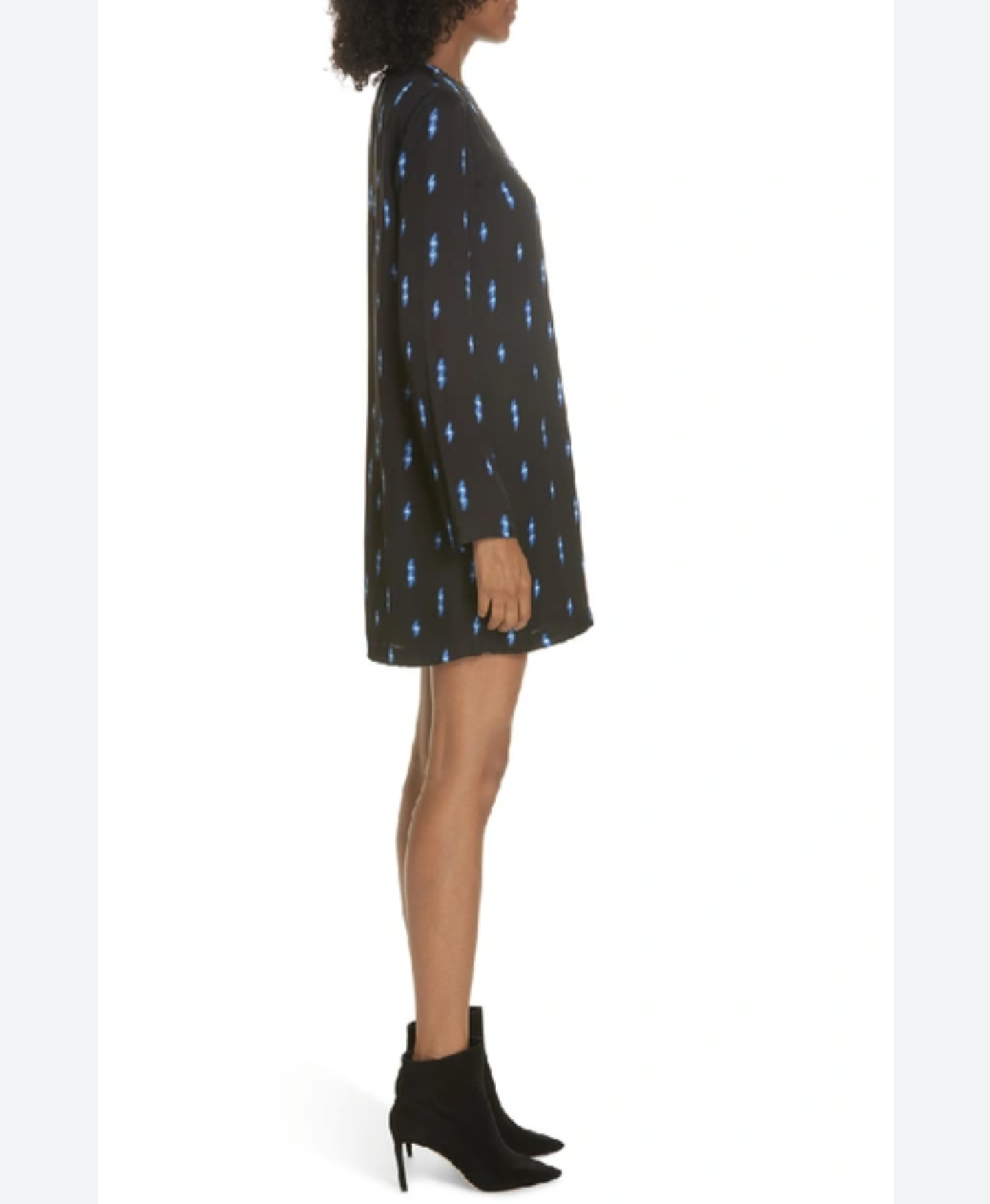 EQUIPMENT "Angelisa" lightning bolt dress sz M