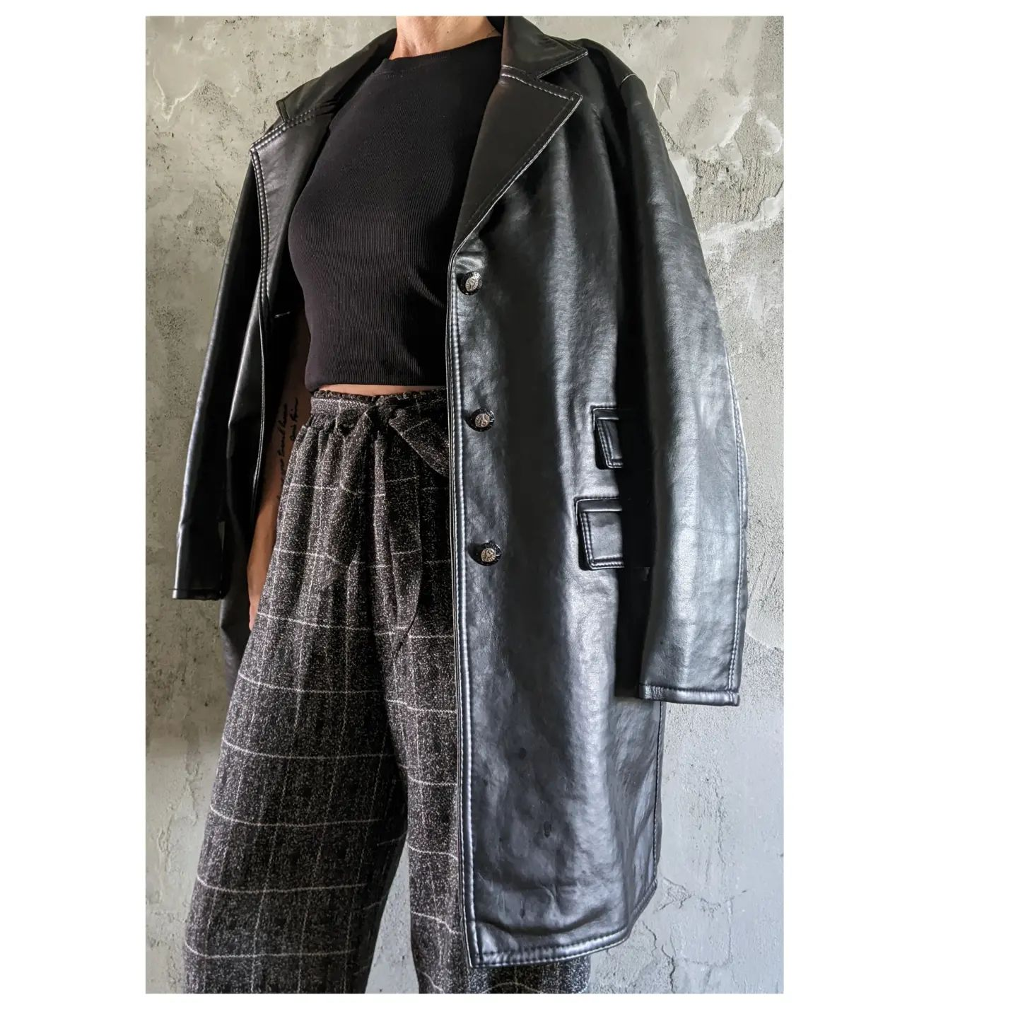 GV Emporia faux leather jacket sz Lrg