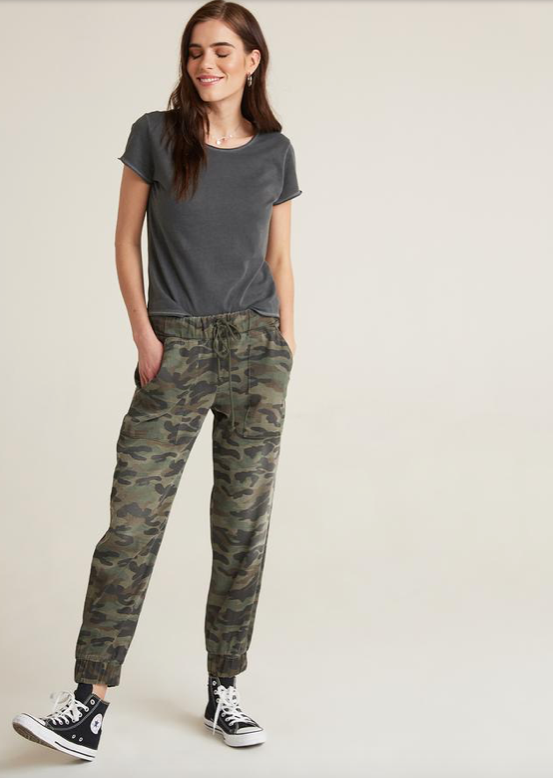 Bella Dahl Camo Pocket Jogger sz XS