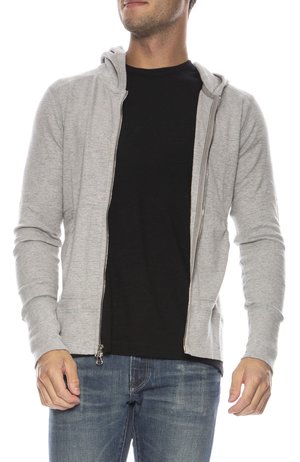 Wings + Horns zip up hooded sweatshirt sz M