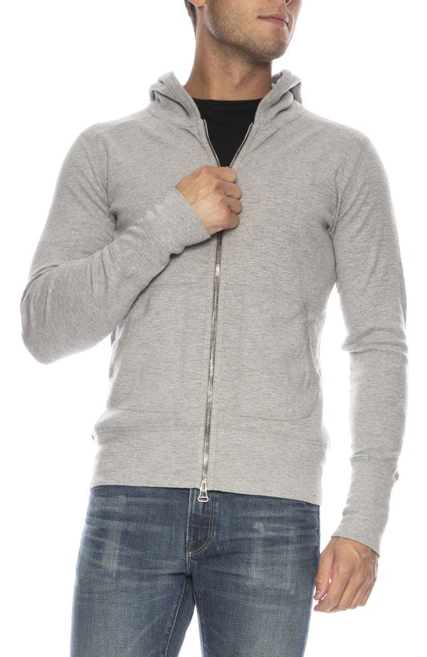 Wings + Horns zip up hooded sweatshirt sz M