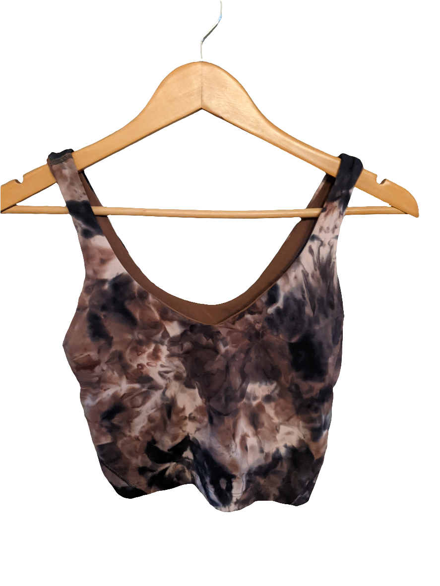 Never worn! LULULEMON Align Tank Top
Diamond Dye Seashell Smoky Topaz Graphite Grey sz 4