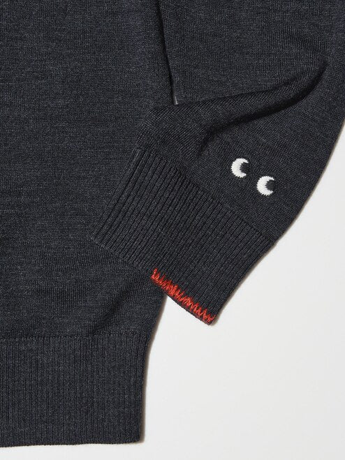 Anya Hindmarch for Uniqlo "Merino Oversized V Neck Cardigan" sz S