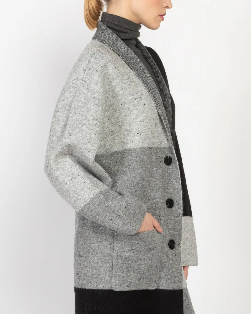 Holt Renfrew LINE Jetta Oversized Knit Jacket Fits XS-Lrg.