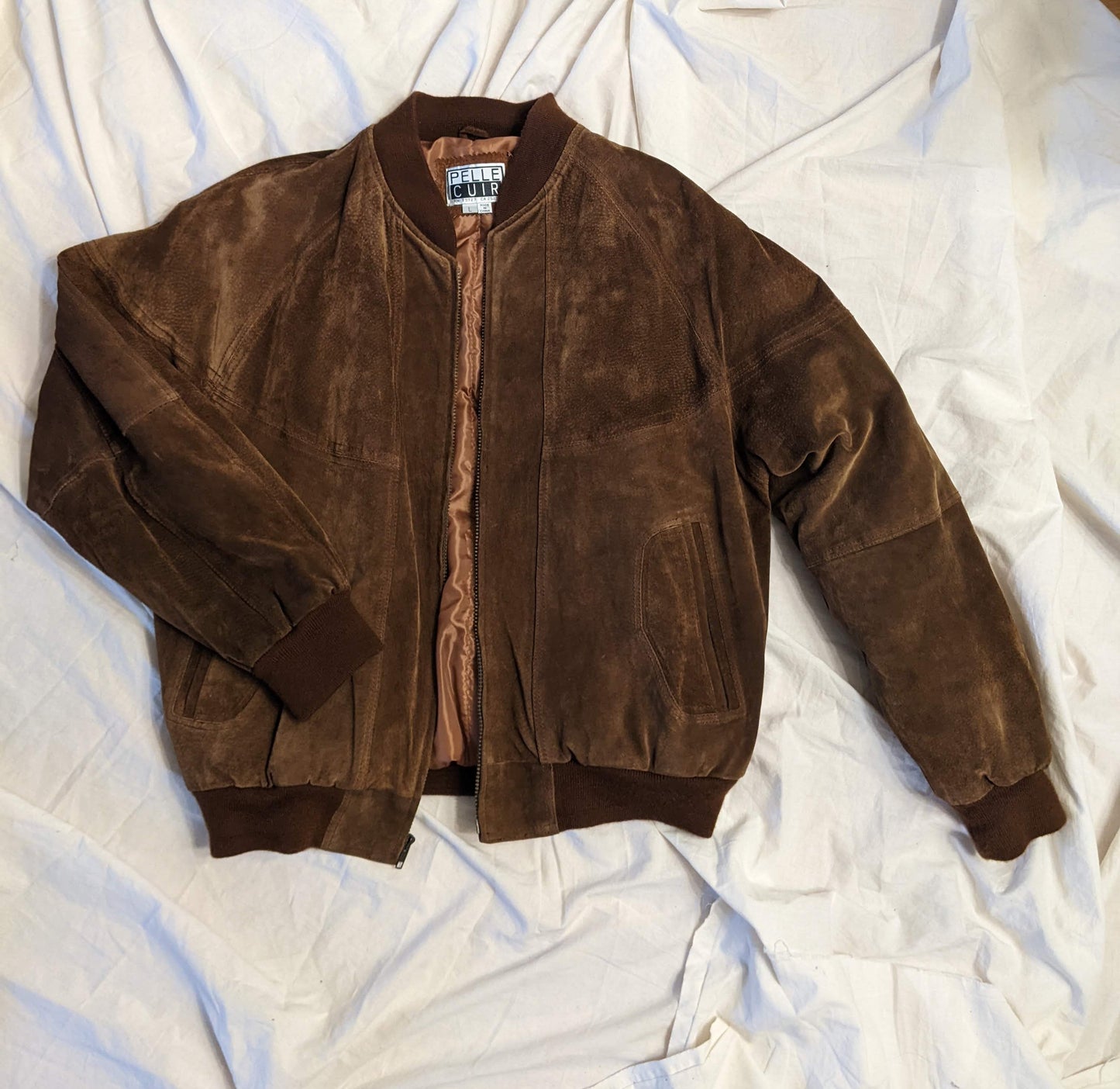 Vintage genuine suede jacket sz Lrg.