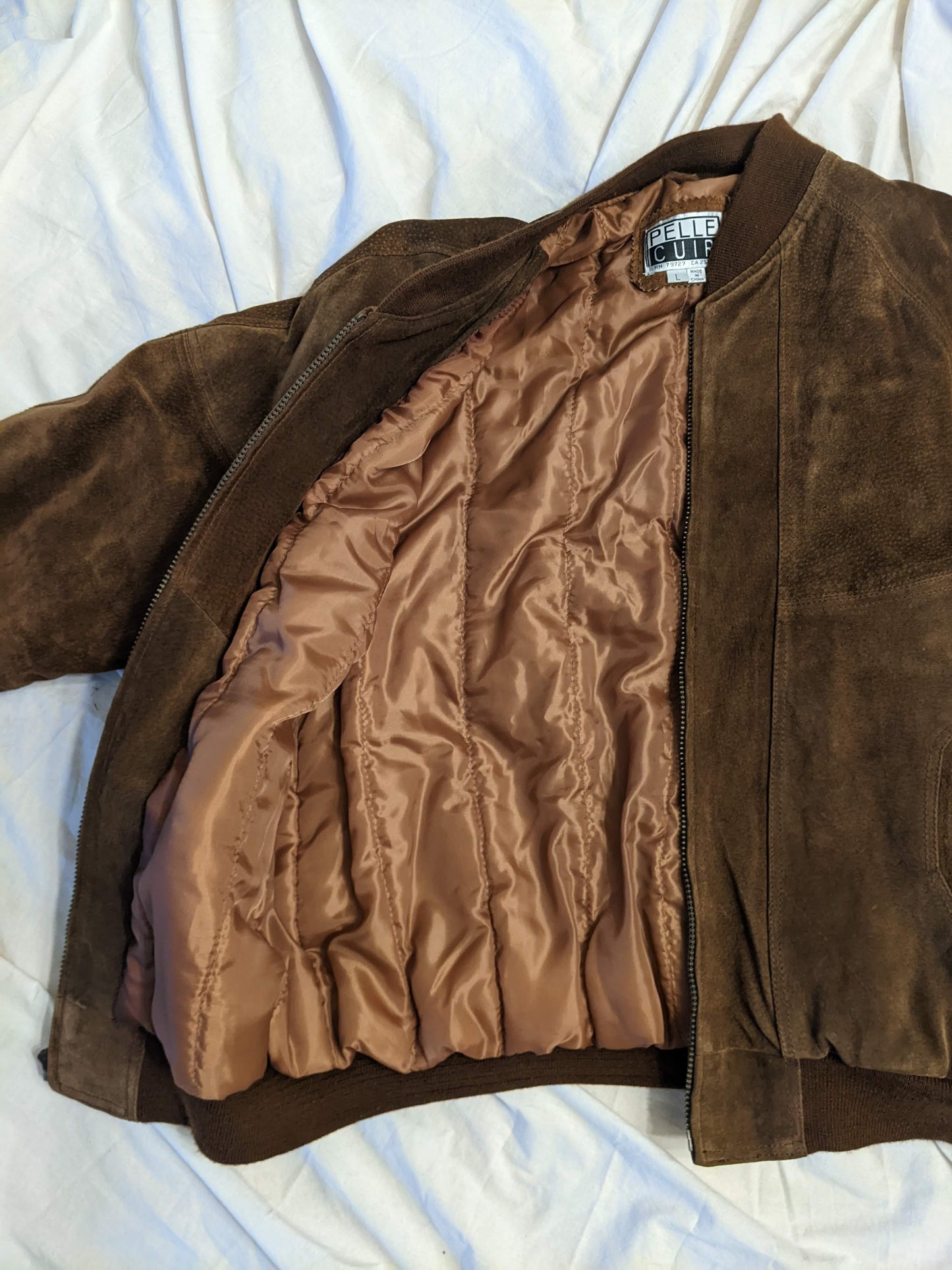 Vintage genuine suede jacket sz Lrg.