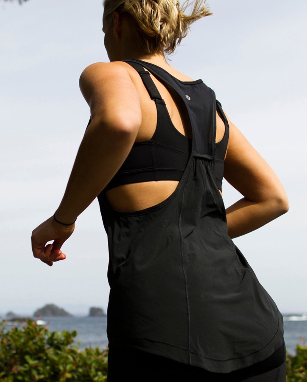Lululemon Run: For Your Money Tank Black sz 6