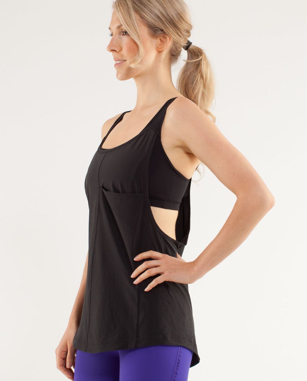 Lululemon Run: For Your Money Tank Black sz 6