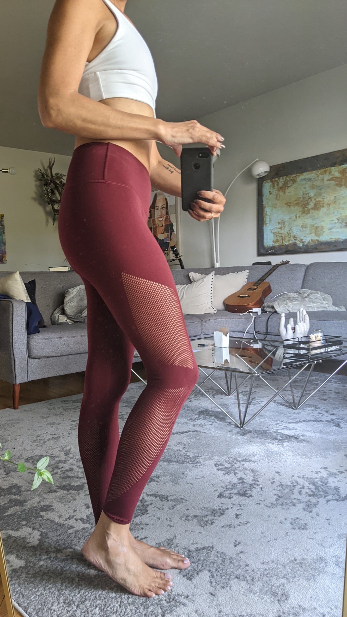 Lululemon Reveal 7/8 Tight
Deep Rouge sz S