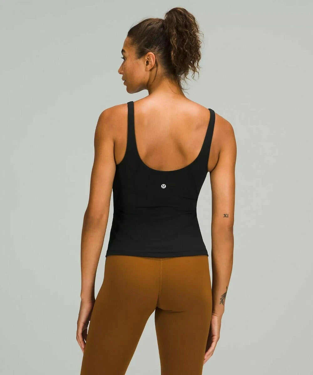 Lululemon Align Waist-Length Tank Top Black sz 4
