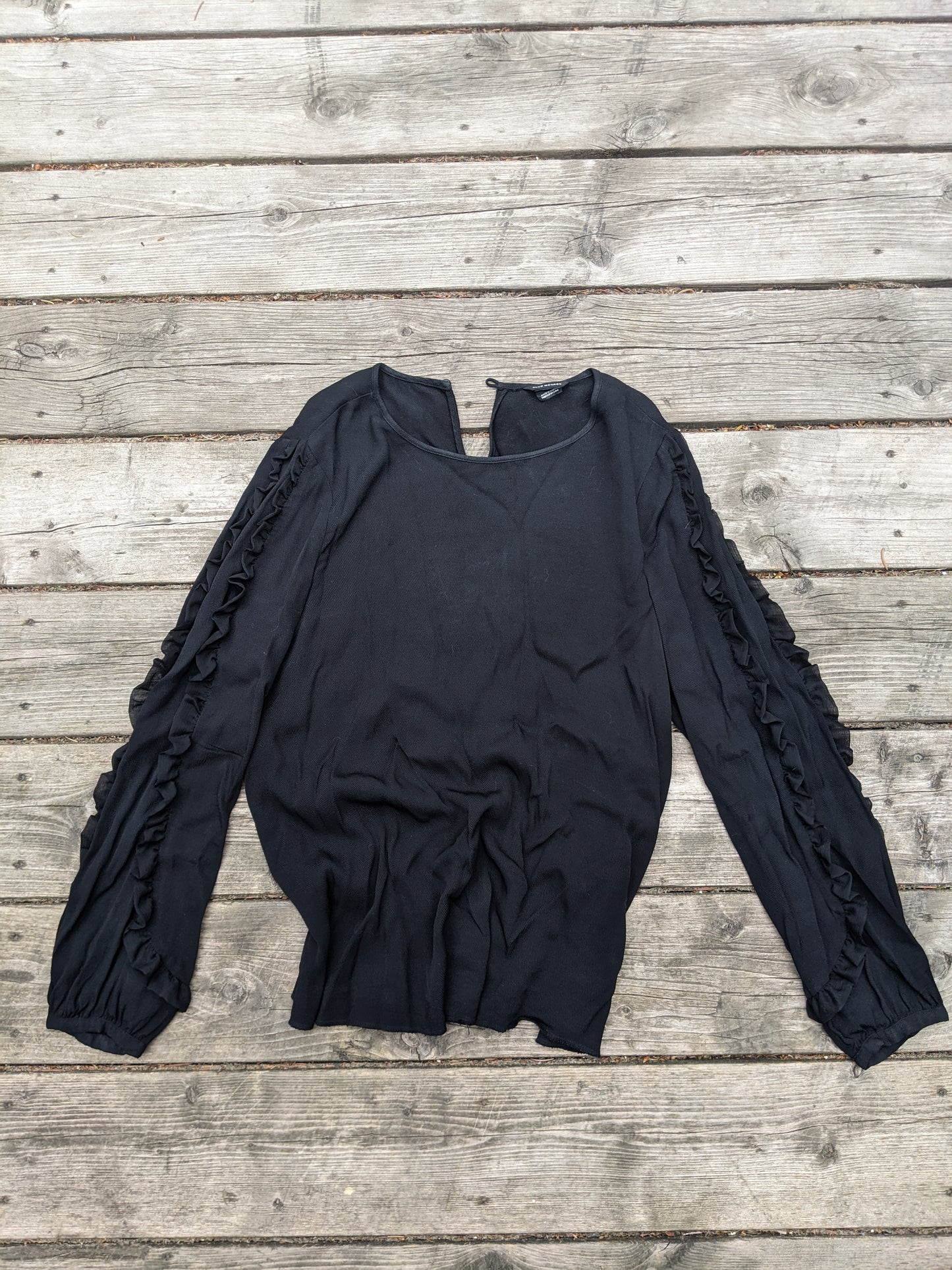 Club Monaco Evangah top black sz S
