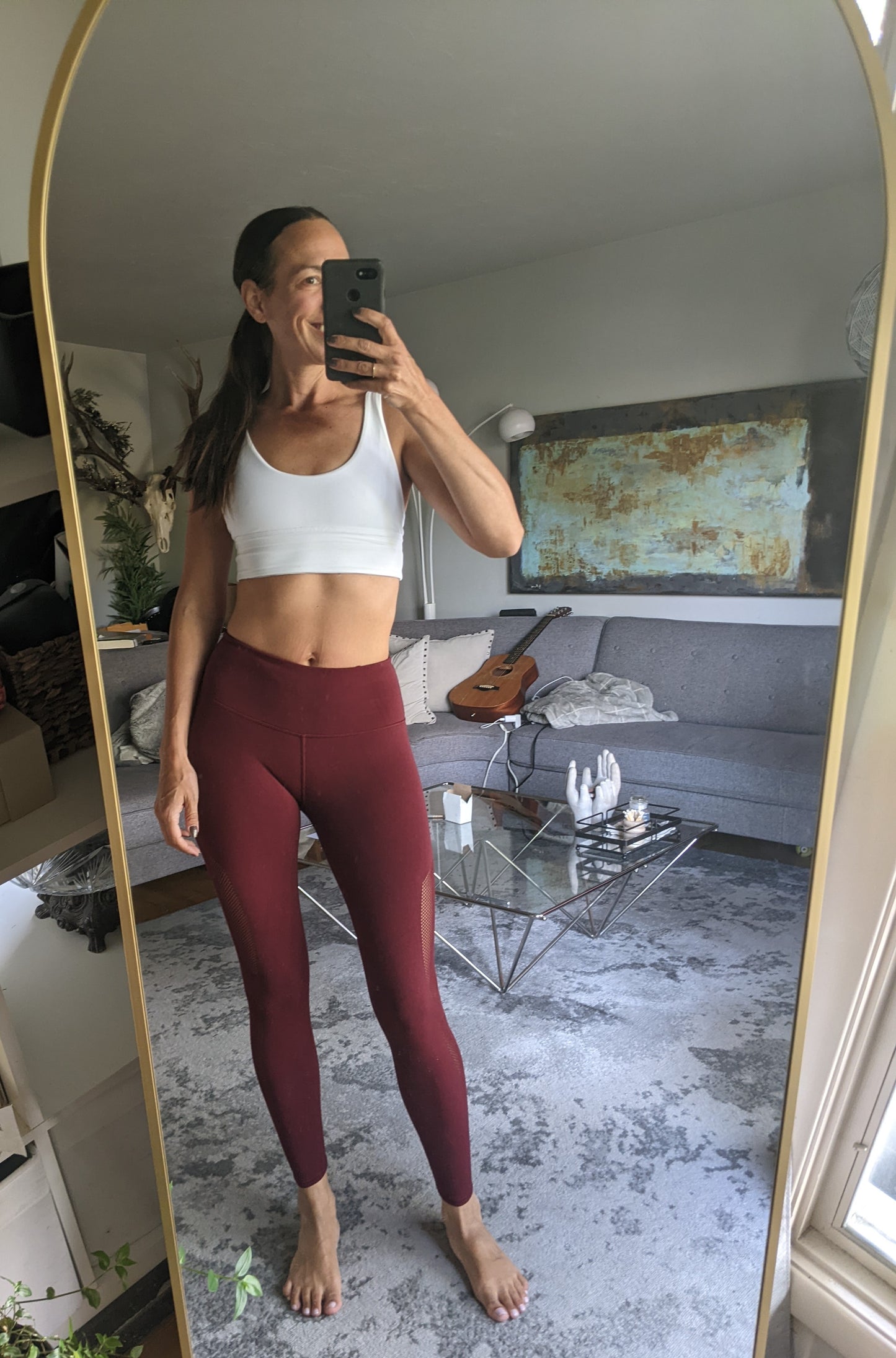 Lululemon Reveal 7/8 Tight
Deep Rouge sz S