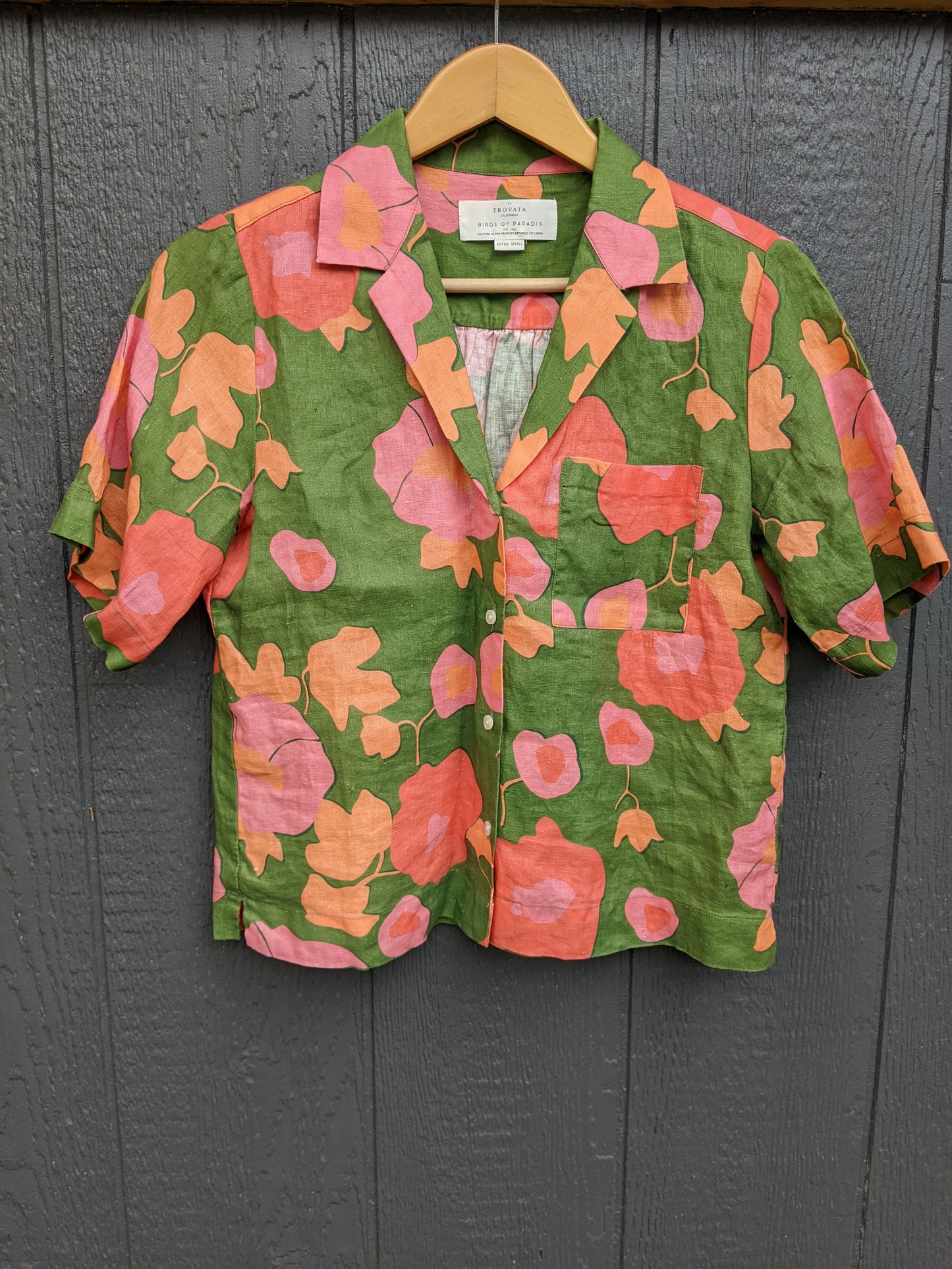 Birds of Paradis "Nico shirt" sz XS