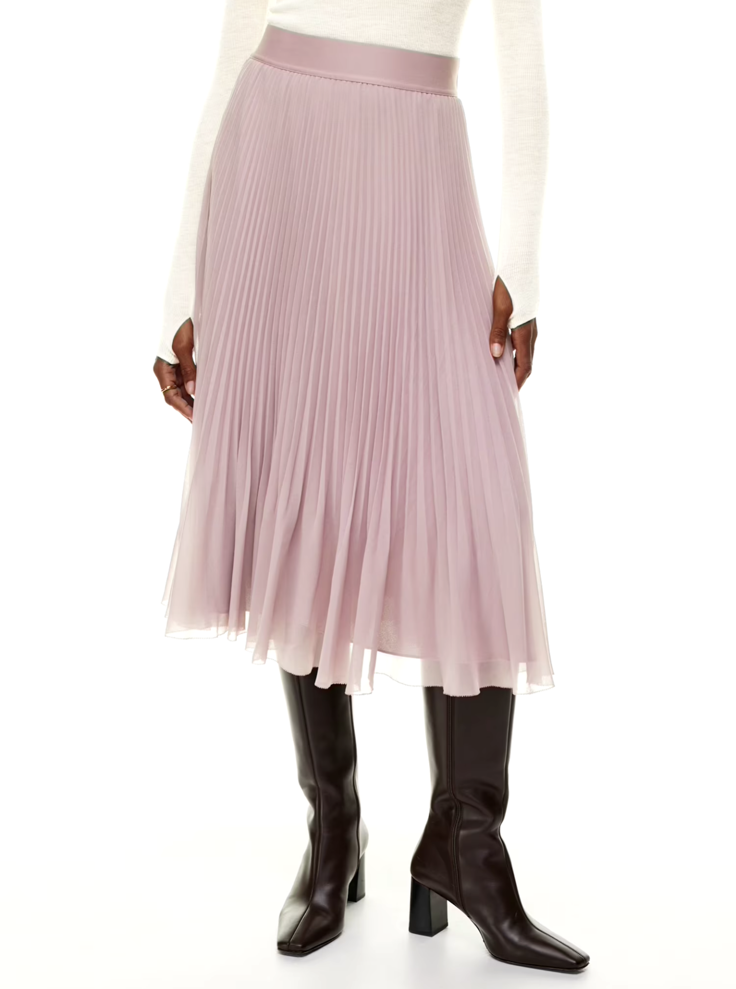 Wilfred Twirl Pleated Skirt sz Lrg