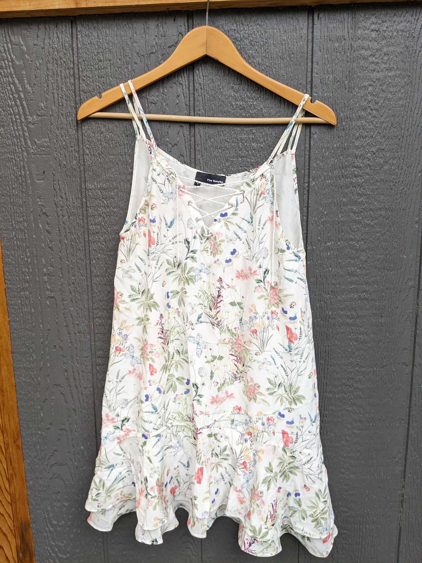 The Kooples silk floral dress sz S