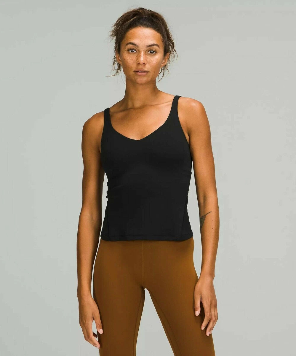Lululemon Align Waist-Length Tank Top Black sz 4