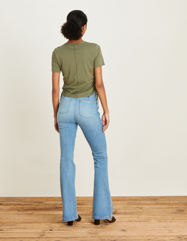NWOT! Veronica Beard Jean
Tazi Tee in Moss sz XS (relaxed)