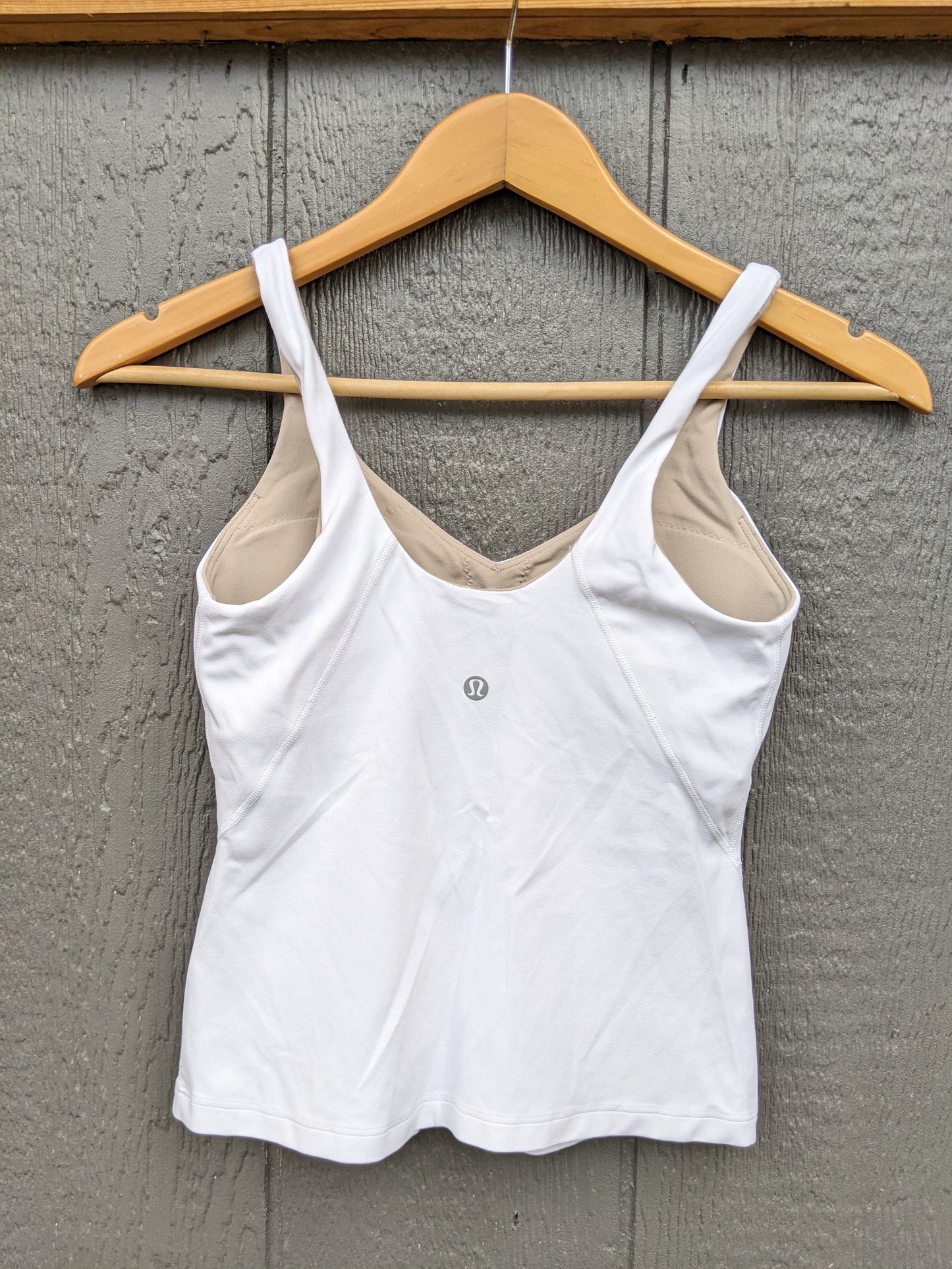 Lululemon Align Waist-Length Tank Top white sz 4