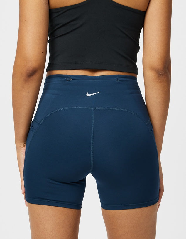 NIKE 4in Dri-FIT Swift High-Waisted Tight Running Shorts with Pockets sz S