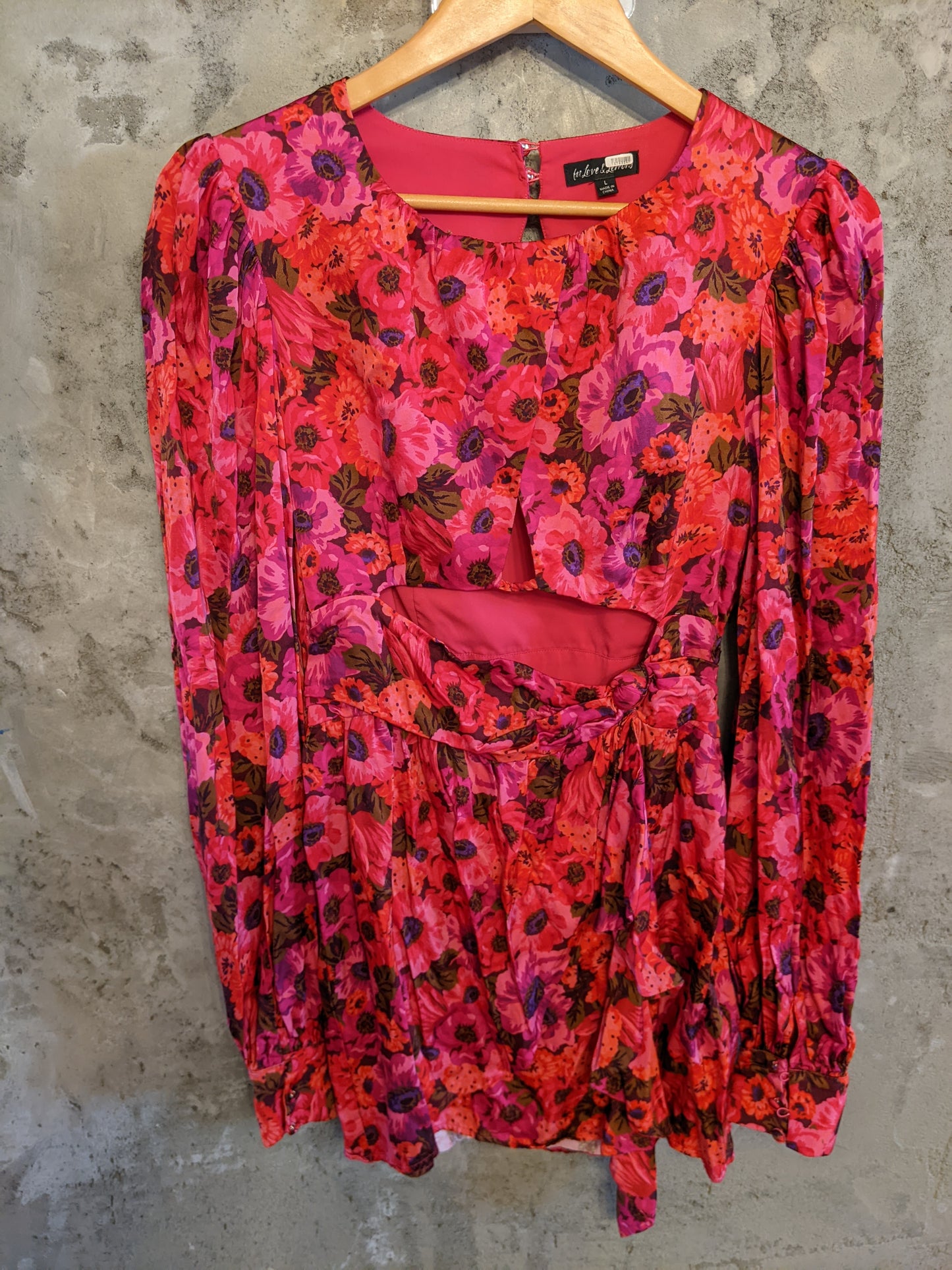 For Love & Lemons Lauren Dress sz Lrg