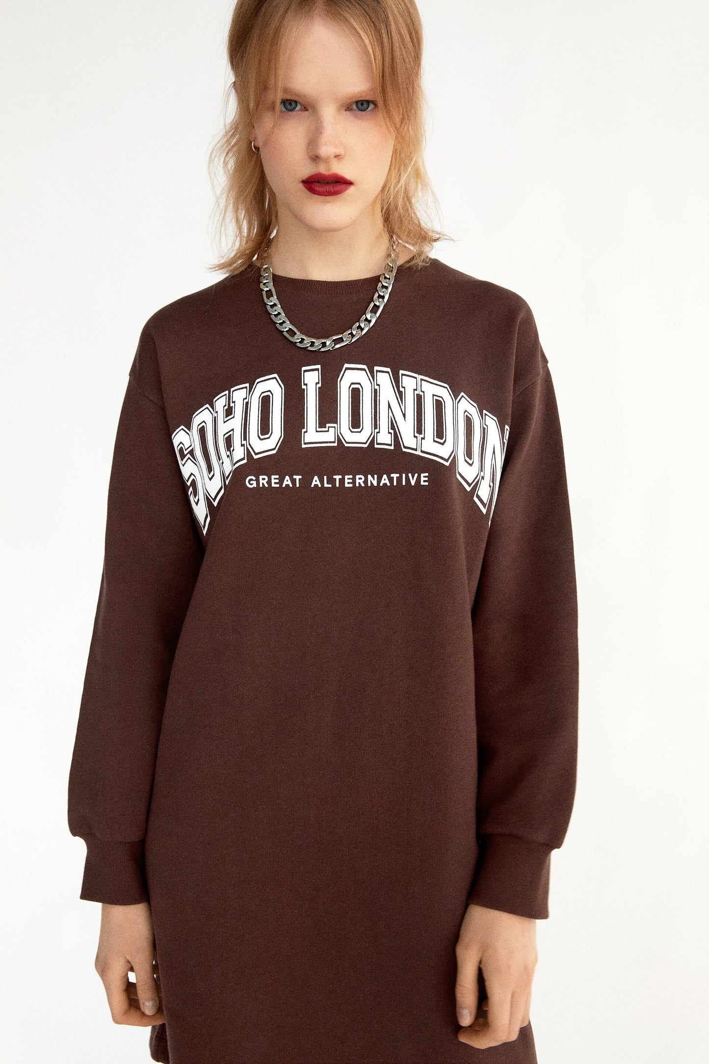 NWT!! Zara sweatshirt dress sz S.