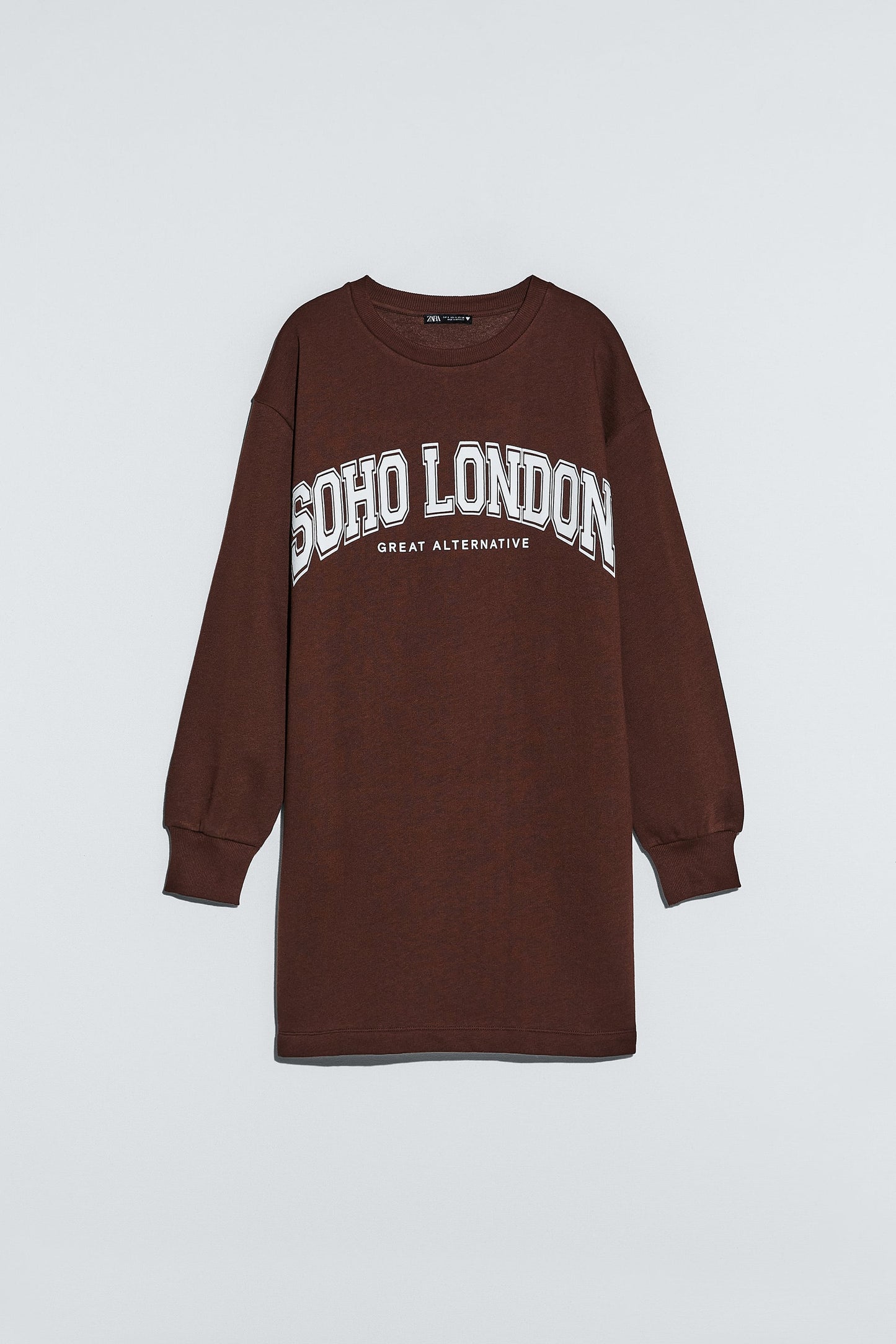 NWT!! Zara sweatshirt dress sz S.