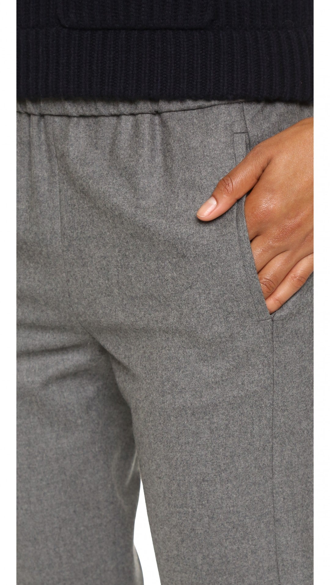 THEORY "Thorene Pure Flannel Pant" sz xs.