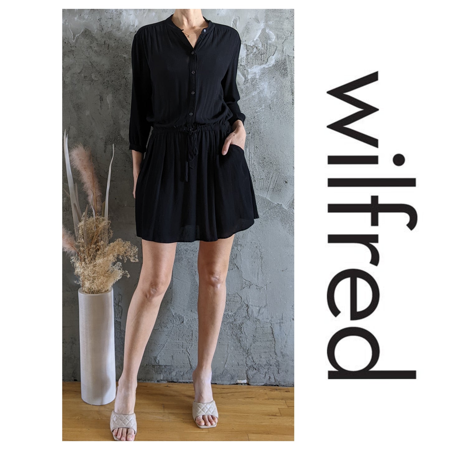 Wilfred black dress size XS.