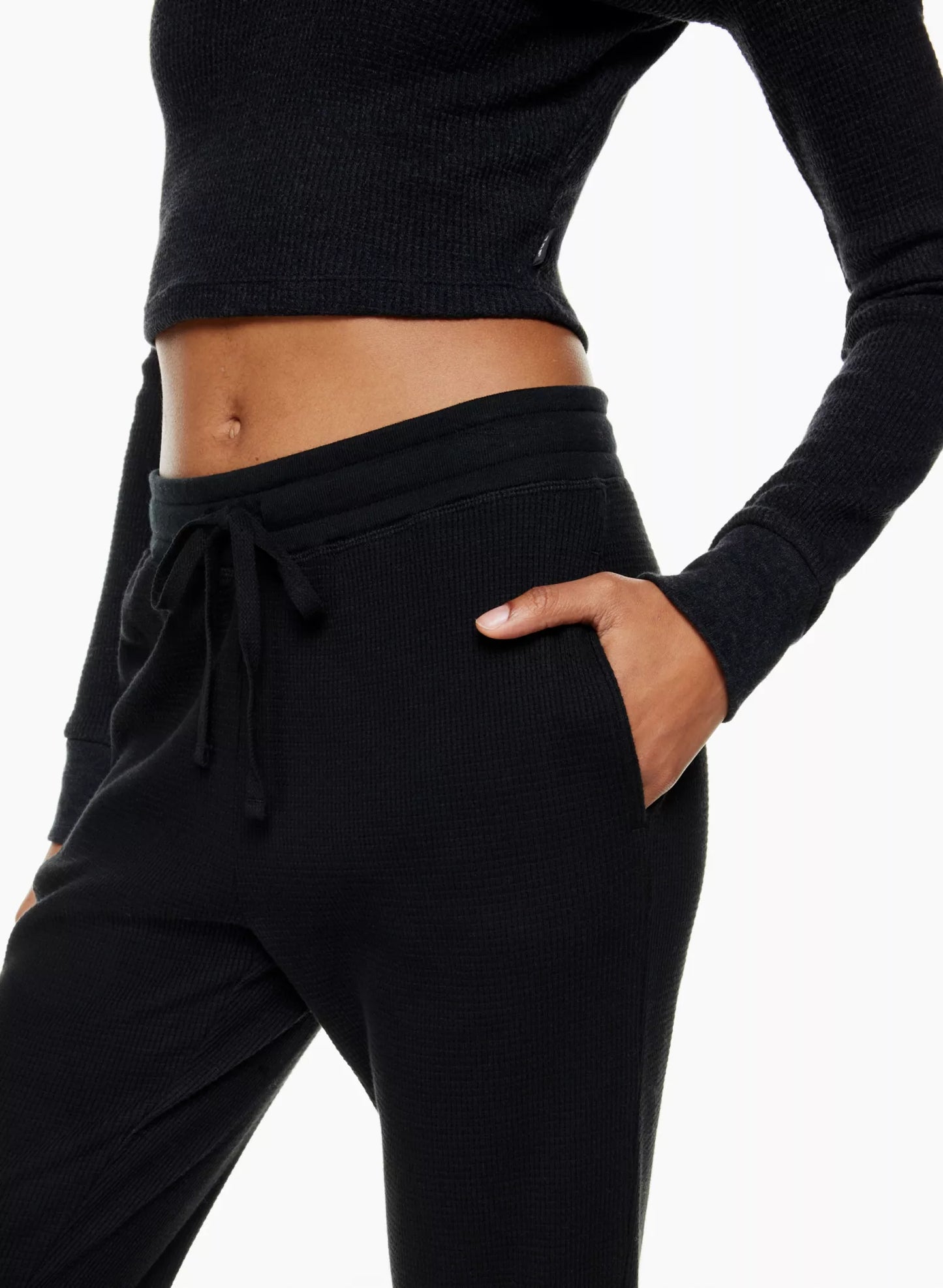 TNA waffle joggers sz xs in Black