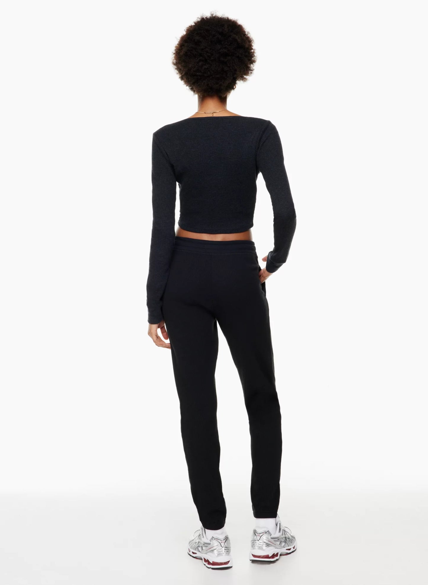 TNA waffle joggers sz xs in Black