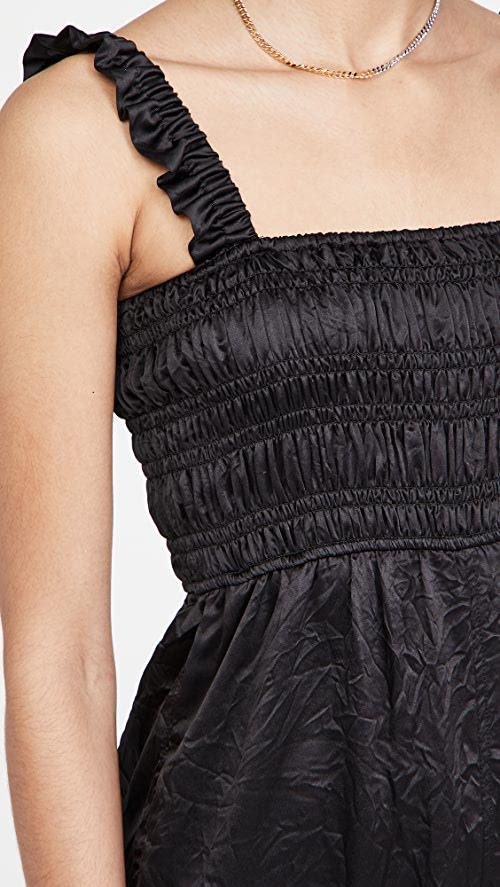 NWT! Ganni crinkle jumpsuit sz 36 (US 4)