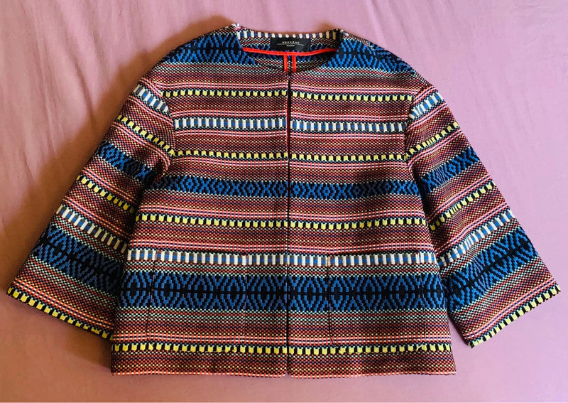 Weekend Max Mara Basketweave Jacket sz 14.