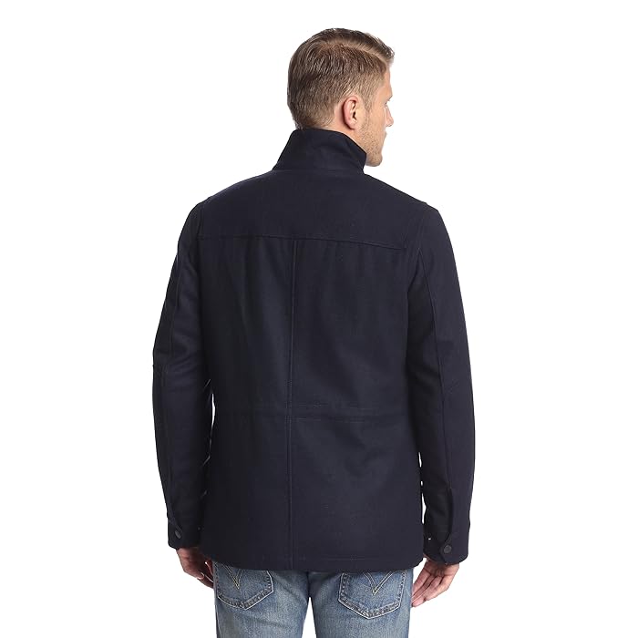 Ben Sherman navy Four-Pocket Melton Field Jacket sz M