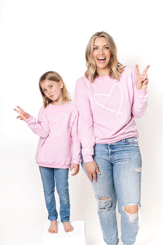 Love for Lewiston Pink sweatshirt (adult one) sz XS-S