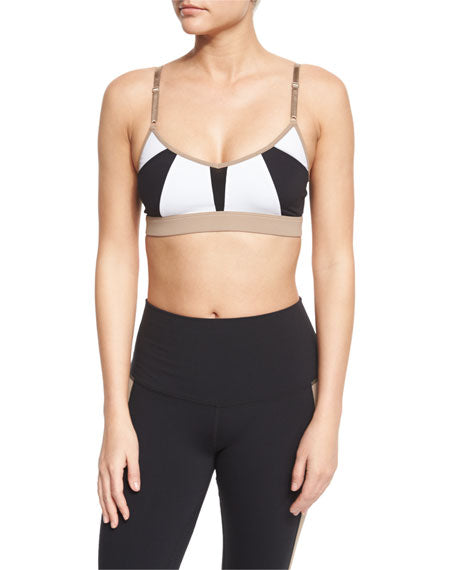 Alo Yoga Trace 2 Colorblock Sports Bra sz M