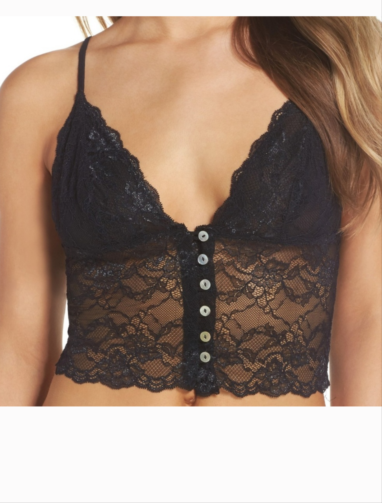 Intimately free people Bralette sz Lrg