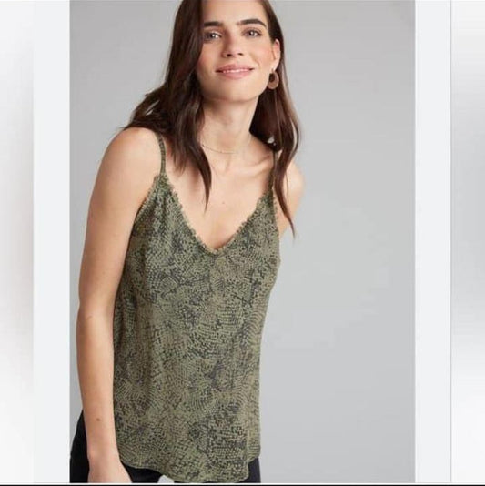 NWT! Bella Dahl frayed Cami sz XS.