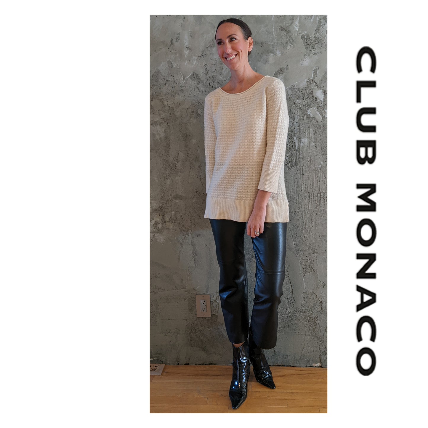 Club Monaco 100% cashmere sweater size L