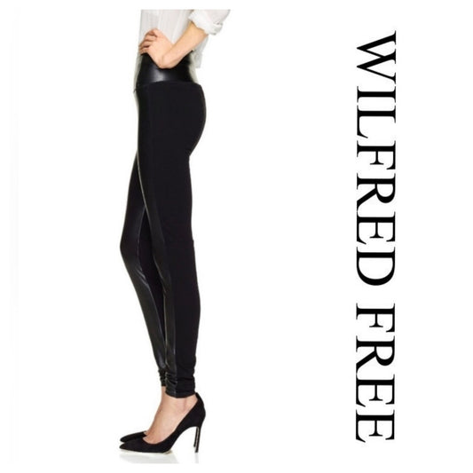 Wilfred Free leather panelled leggings sz XS