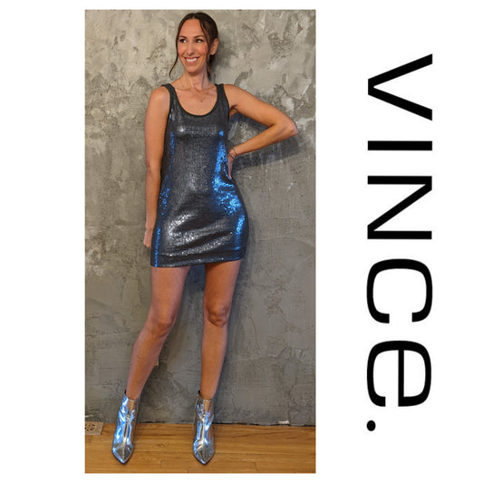 Vince Jersey Sequin Dress sz XS lots of Stretch