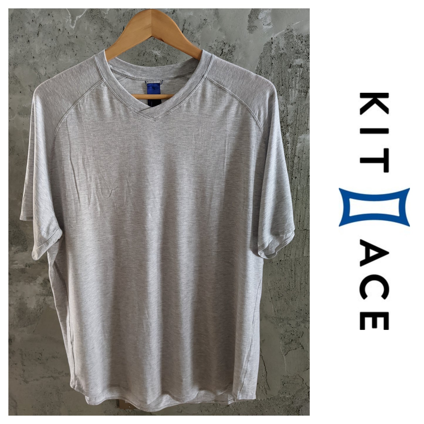 Kit & Ace light grey tencel t-shirt sz Lrg