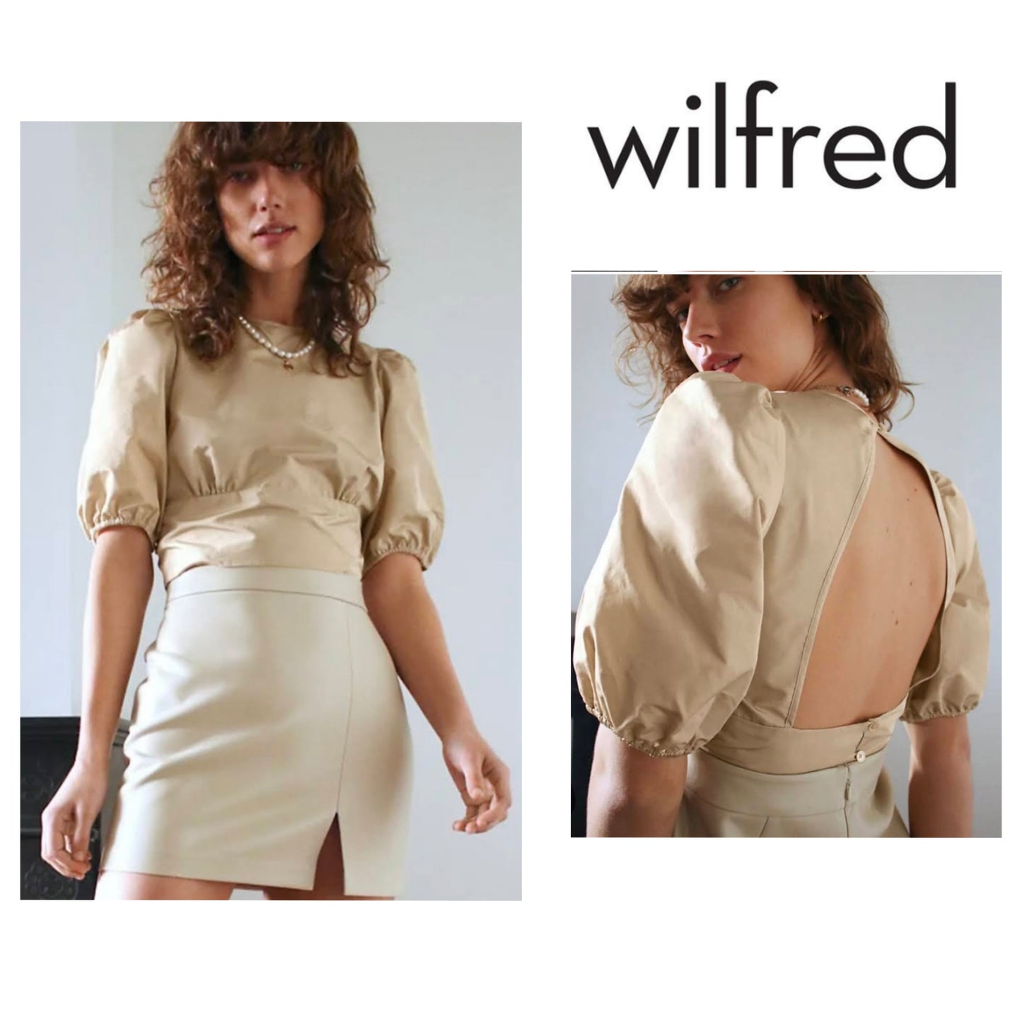 NWT! Wilfred Duomo blouse sz 4