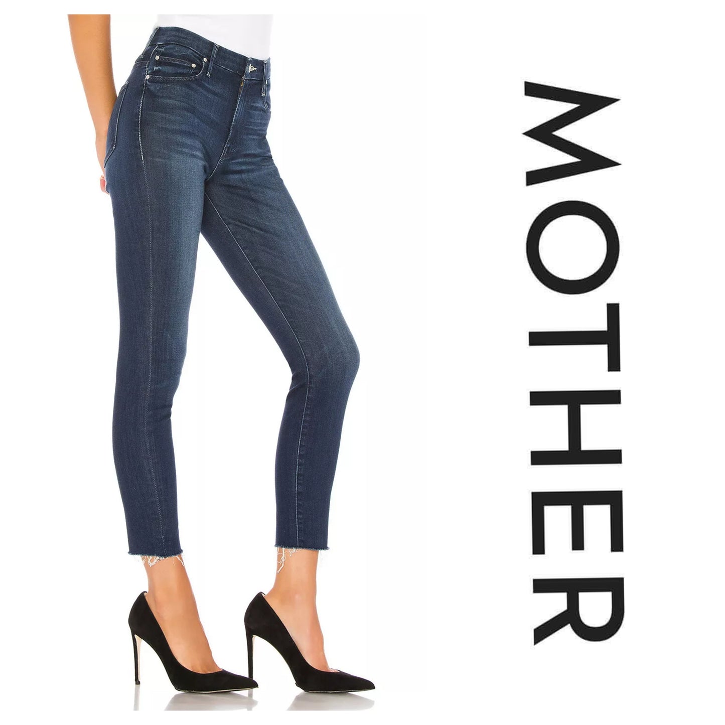 MOTHER high waisted looker ankle Fray in Tongue and Chic sz 29