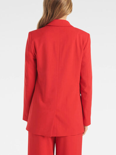 EverNew Isla red blazer sz 4