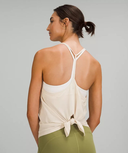 LULULEMON "Modal Silk Yoga Tank" sz 4