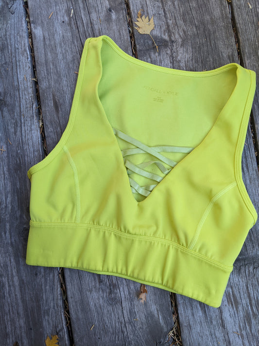 Kendall+ Kylie "Lattice sports bra" sz xs